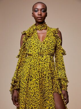 DvF Silk Wrap Dress, size 10-12
